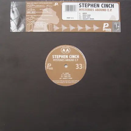 Stephen Cinch - Mysteries Abound E.P.