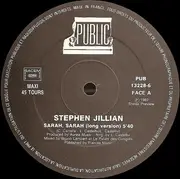 12inch Vinyl Single - Stephen Jillian - Sarah Sarah (Full Dance Version)