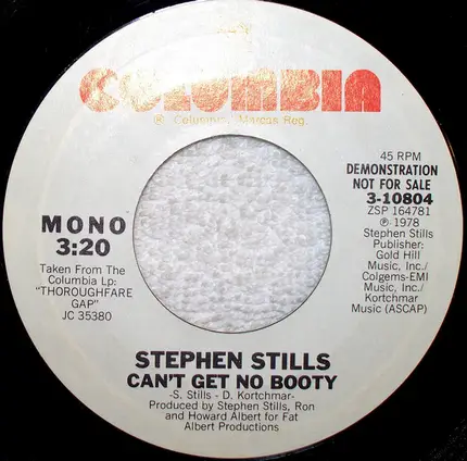 Stephen Stills - Can't Get No Booty