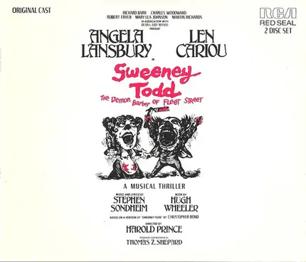 Stephen Sondheim / Angela Lansbury / Len Cariou - Sweeney Todd: The Demon Barber Of Fleet Street (Original Cast Recording)