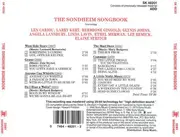 CD - Stephen Sondheim - The Sondheim Songbook