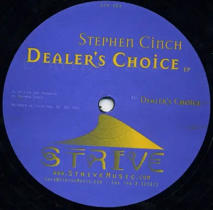 Stephen Cinch - Dealer's Choice EP