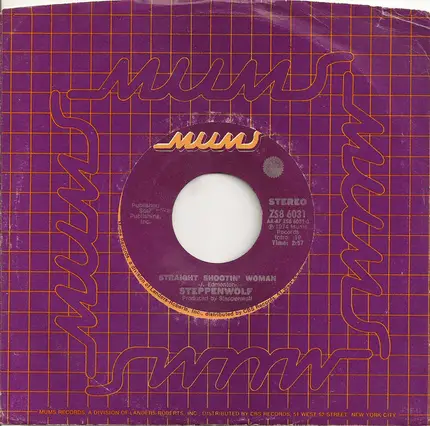Steppenwolf - Straight Shootin' Woman