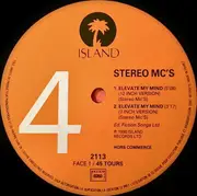 12inch Vinyl Single - Stereo MC's - Elevate My Mind / Smokin' With The Motherman - promo