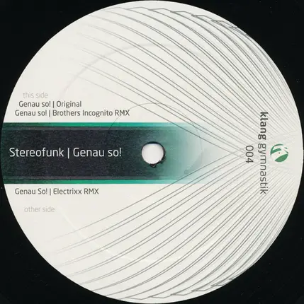 Stereofunk - Genau So!