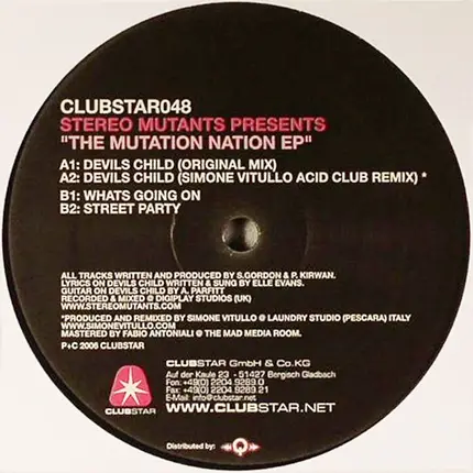 Stereo Mutants - The Mutation Nation EP