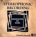 10'' - Stereophonic Recording - Demonstration Test record
