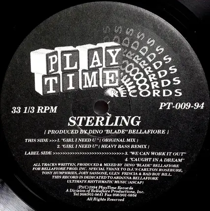 Sterling - Girl I Need U