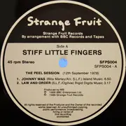 12inch Vinyl Single - Stiff Little Fingers - The Peel Sessions - Black and Grey labels