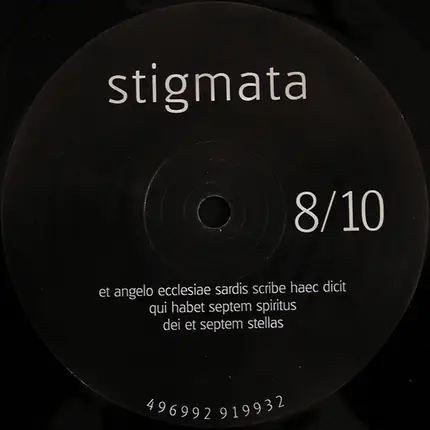 Stigmata - Stigmata 8/10