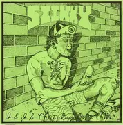 7inch Vinyl Single - Stikky - I & I & That Guy Over There - Insert