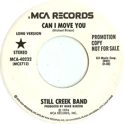 Still Creek Band - Can I Move You