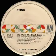 12inch Vinyl Single - Sting - We Work The Black Seam