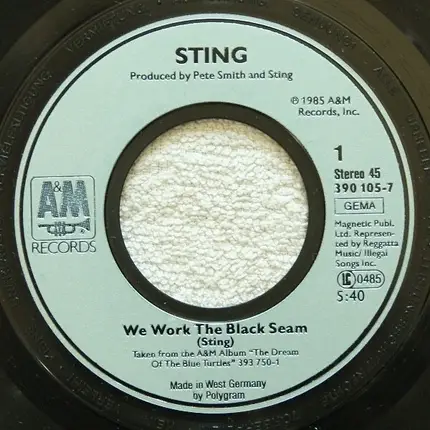 Sting - We Work The Black Seam