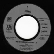7inch Vinyl Single - Sting - Why Should I Cry For You?
