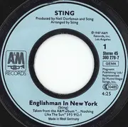 7inch Vinyl Single - Sting - Englishman In New York