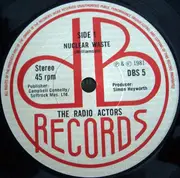 7inch Vinyl Single - Sting And Steve Hillage - The Radio Actors - Nuclear Waste