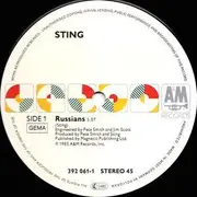 12'' - Sting - Russians