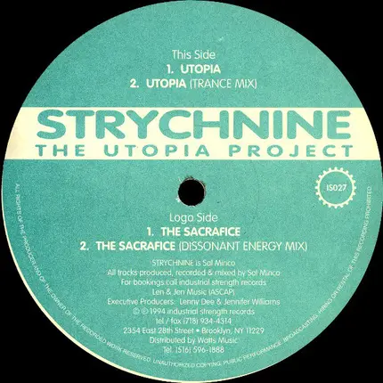 Strychnine - The Utopia Project
