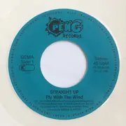 7inch Vinyl Single - Straight Up - Fly With The Wind - White