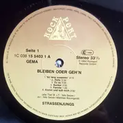 LP - Strassenjungs - Bleiben Oder Geh'n