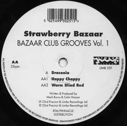 Strawberry Bazaar - Bazaar Club Grooves Vol. 1