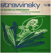 LP - Strawinsky - Le Sacre Du Printemps, Boulez - green edition