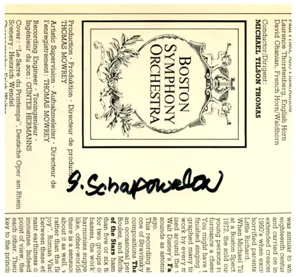 Strawinsky - Le Sacre Du Printemps / Le Roi Des Etoiles (Thomas)
