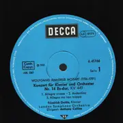 LP - Strauss / Mozart - Klavierkonzert Es-dur
