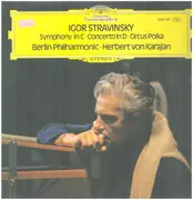 LP - Stravinsky - Symphony In C - Concerto In D - Circus Polka
