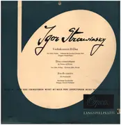 LP - Stravinsky - Violínkonzert D-Dur ; Duo Concertant Für Violine Und Klavier ; Ein Kartenspiel