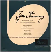 Stravinsky - Violínkonzert D-Dur ; Duo Concertant Für Violine Und Klavier ; Ein Kartenspiel