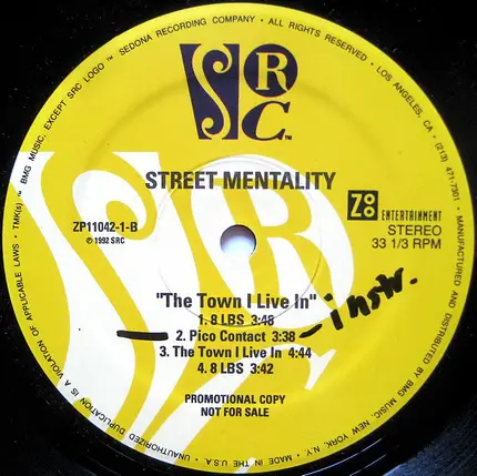 Street Mentality - The Town I Live In