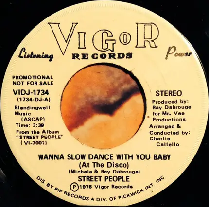 Street People - Wanna Slow Dance With You (At The Disco)