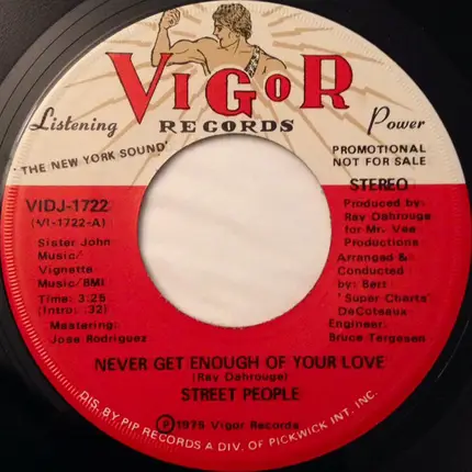 Street People - Never Get Enough Of Your Love