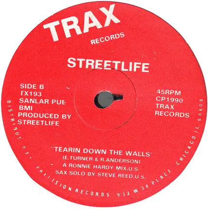 Streetlife - Tearin Down The Walls