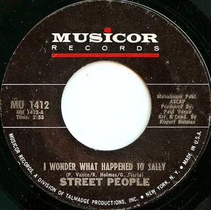 Street People - I Wonder What Happened To Sally