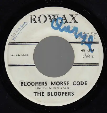 Stu Allen / The Bloopers - Jordon Blooper / Bloopers Morse Code