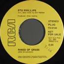 7inch Vinyl Single - Stu Phillips - Rings Of Grass - Promo