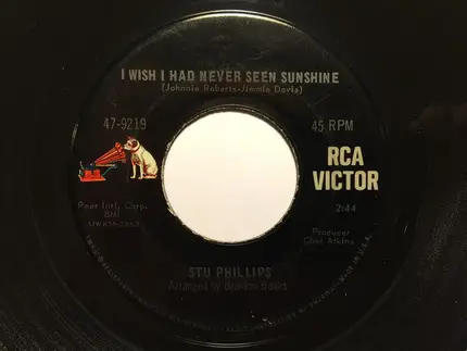 Stu Phillips - Vin Rose / I Wish I Had Never Seen Sunshine