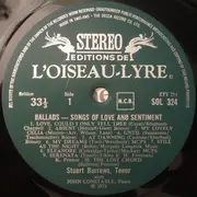 LP - Stuart Burrows • John Constable - Ballads - Songs Of Love And Sentiment