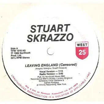 Stuart Skrazzo - Leaving England