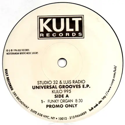 Studio 32 And Luis Radio - Universal Grooves E.P.