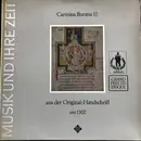 LP - Studio Der Frühen Musik - Carmina Burana (Aus Der Original-Handschrift Um 1300) - Gatefold