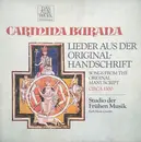 Double LP - Studio Der Frühen Musik - Carmina Burana (Lieder Aus Der Original-Handschrift)