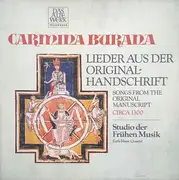 Double LP - Studio Der Frühen Musik - Carmina Burana (Lieder Aus Der Original-Handschrift)