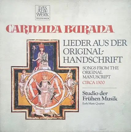 Studio Der Frühen Musik - Carmina Burana (Lieder Aus Der Original-Handschrift)