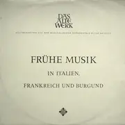 LP - Studio Der Frühen Musik - Frühe Musik In Italien, Frankreich Und Burgund