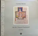 LP - Studio Der Frühen Musik - Carmina Burana (Aus Der Original-Handschrift Um 1300) - Gatefold with Text