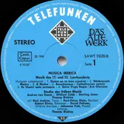 Double LP - Studio Der Frühen Musik - Musica Iberica